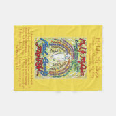 私の人生の選択がんエンジェルソフトフリースブランケット フリースブランケット (正面(横))