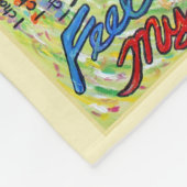 私の人生の選択がんエンジェルソフトフリースブランケット フリースブランケット (角)