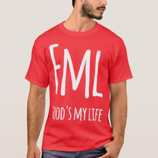 私の人生の食べ物の恋人 Tシャツ