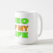 私の人生のCEOやる気を起こさせると感動的 コーヒーマグカップ (正面右)