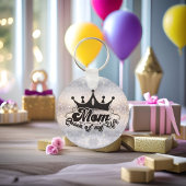 私の人生のMOMクイーングリッターキーチェーン キーホルダー