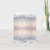 私の人生のMOMクイーングリッター折り畳みノートカード ノートカード (裏面)