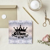 私の人生のMOMクイーンモダングリッターフラットカード