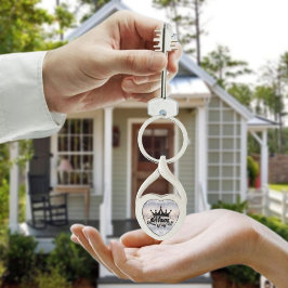 私の人生のMOMクイーンモダングリッターメタルキーチェーン キーホルダー