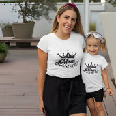 私の人生のMOMクイーン白人女性Tシャツ Tシャツ