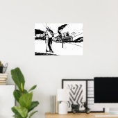 私の人生はスケートボードとスクーター ポスター (ホームオフィス)