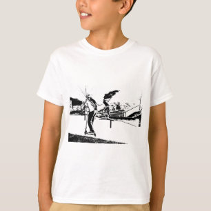 私の人生はスケートボードとスクーター Tシャツ