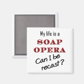 私の人生はソープオペラリキャストマグネット マグネット (正面/裏面)