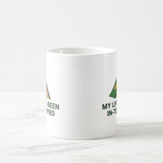 私の人生はテントで神格化された コーヒーマグカップ (中央)