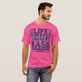私の人生はドラムとバスだ Tシャツ (正面フル)