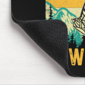 私の人生は下り坂に行く – Snowboarder Snowboardi マウスパッド (コーナー)