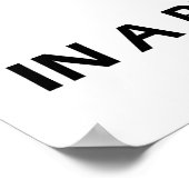 私の人生は予測可能なサイクル(Krebs)で働く ポスター (角)