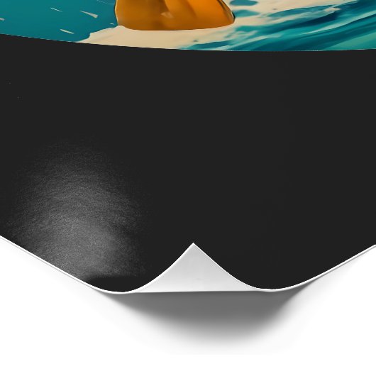 私の人生は全てSUPパドルボードサーフィン ポスター (コーナー)