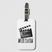 私の人生は映画 ラゲッジタグ (正面縦)