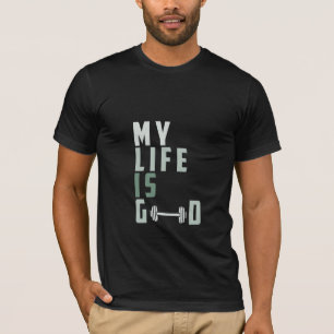 私の人生は最高 - ジムTシャツ Tシャツ