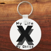 私の人生は私の選択 キーホルダー (正面)