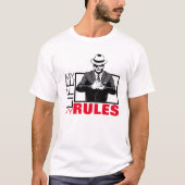 私の人生は赤黒い暴力団 Tシャツ (正面)