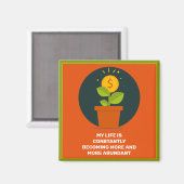 私の人生は、ますます多くの磁石を手に入れる マグネット (正面/裏面)