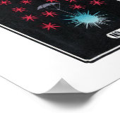 私の人生をライトアップする花火日本のグラフィック ポスター (角)