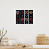 私の人生をライトアップする花火日本のグラフィック ポスター (キッチン)