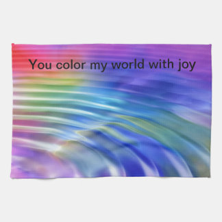 私の人生を喜びで彩る キッチンタオル