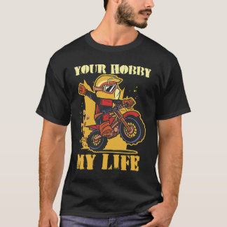 私の人生を変える趣味 エンデューロ モトクロス Tシャツ
