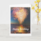 **私の人生を明るくする**楽しむ誕生日 カード (黄色い花)