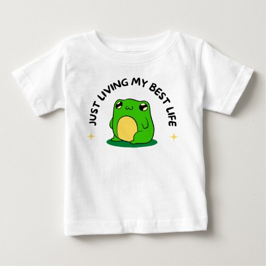 私の人生を生きてい最高のる ベビーTシャツ (正面)