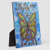 私の人生感動的糖尿病詩 フォトプラーク (側面)