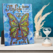 私の人生感動的糖尿病詩 フォトプラーク (側面)