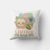 私の人生最高のを可愛いナマズおもしろい クッション (裏面)