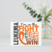 私の人生白血病との闘い ポストカード (スタンド正面)