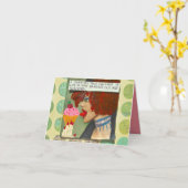 私の人生考えの真の呼び声 カード (黄色い花)