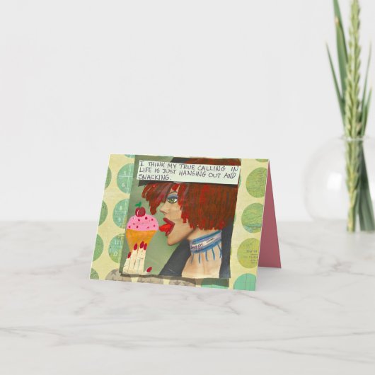 私の人生考えの真の呼び声 カード (正面)