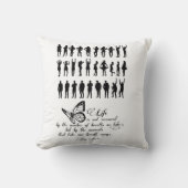 私の人生 クッション (正面)