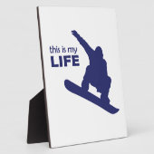 私の人生（スノーボード） フォトプラーク (側面)