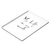 私の人生 ノートブック (左側)