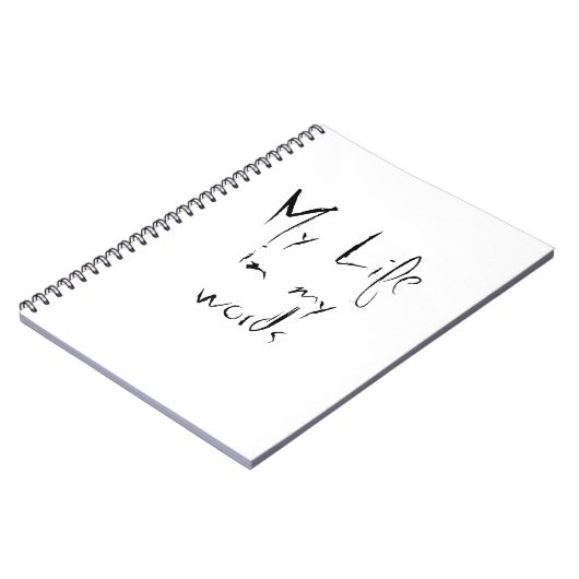 私の人生 ノートブック (左側)