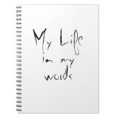 私の人生 ノートブック (正面)