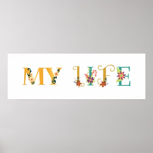 私の人生 ポスター (正面)