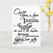 ****私の人生****幸せな記念日 カード (黄色い花)