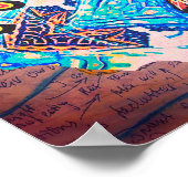 私の人生、私の選択。プリンセスのような女性とフラクタル ポスター (角)