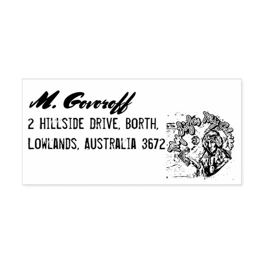 私の人生、私の選択。プリンセスのような女性とフラクタル ラバースタンプ (インプリント)