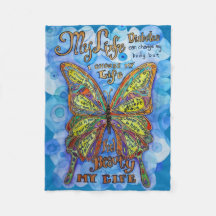 私の人生、私の選択"糖尿病のカスタム毛布