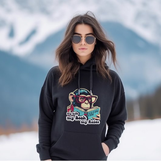 私の人生My book私のルールおもしろい皮肉な贈り物 パーカ