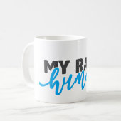 私の人種:人間のマグカップ コーヒーマグカップ (正面左)