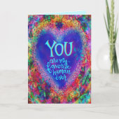 私の人間お気に入りのおもしろいかわいいバレンタイン愛おもしろい カード (正面)