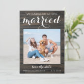 私の人間が結婚している写真ペット結婚ズ セーブザデート (スタンド正面)