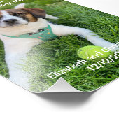 私の人間が結婚している婚約写真 フォトプリント            (角)