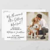 私の人間が結婚している犬の結婚予算 (正面/裏面)